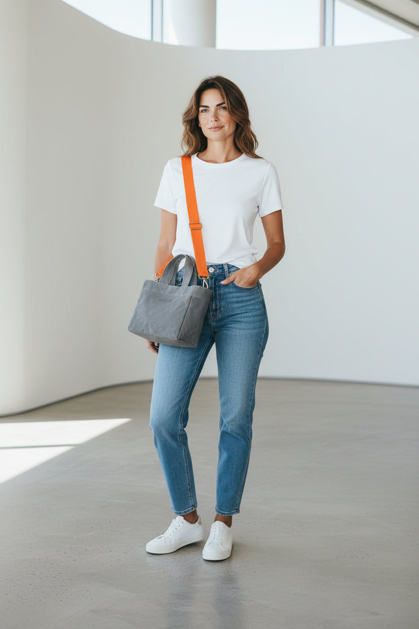 Everyday Small Tote – Gri