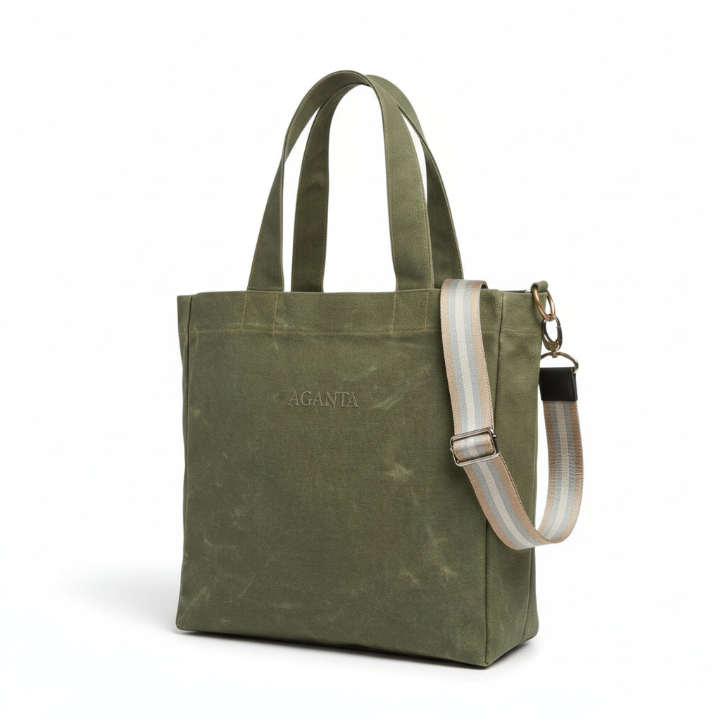 Everyday Large Tote – Haki