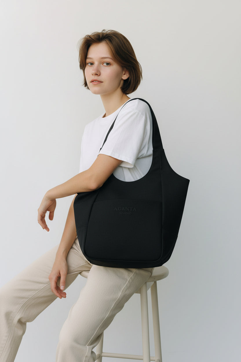 NOVA Studio Canvas Tote Çanta – Siyah