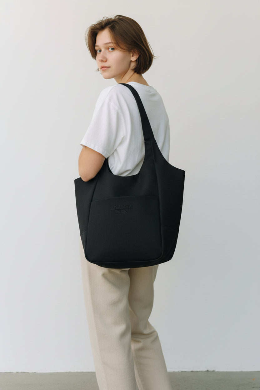NOVA Studio Canvas Tote Çanta – Siyah