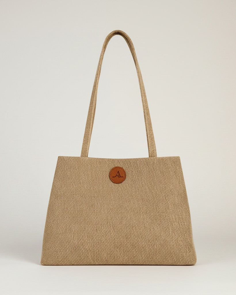 Mini Jüt Tote Çanta