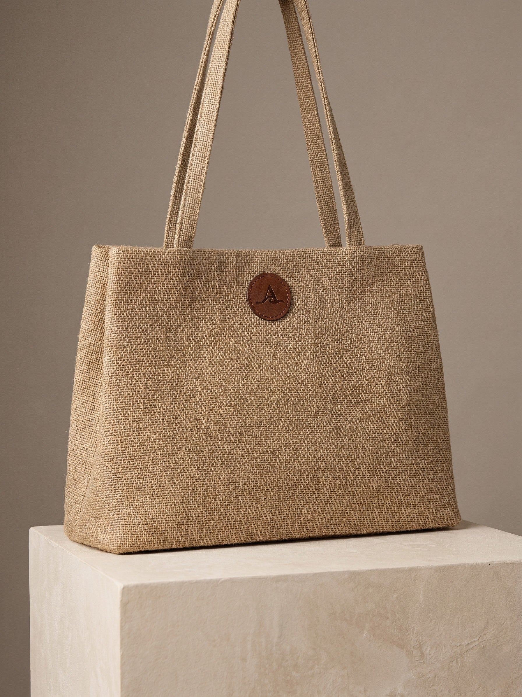 Mini Jüt Tote Çanta