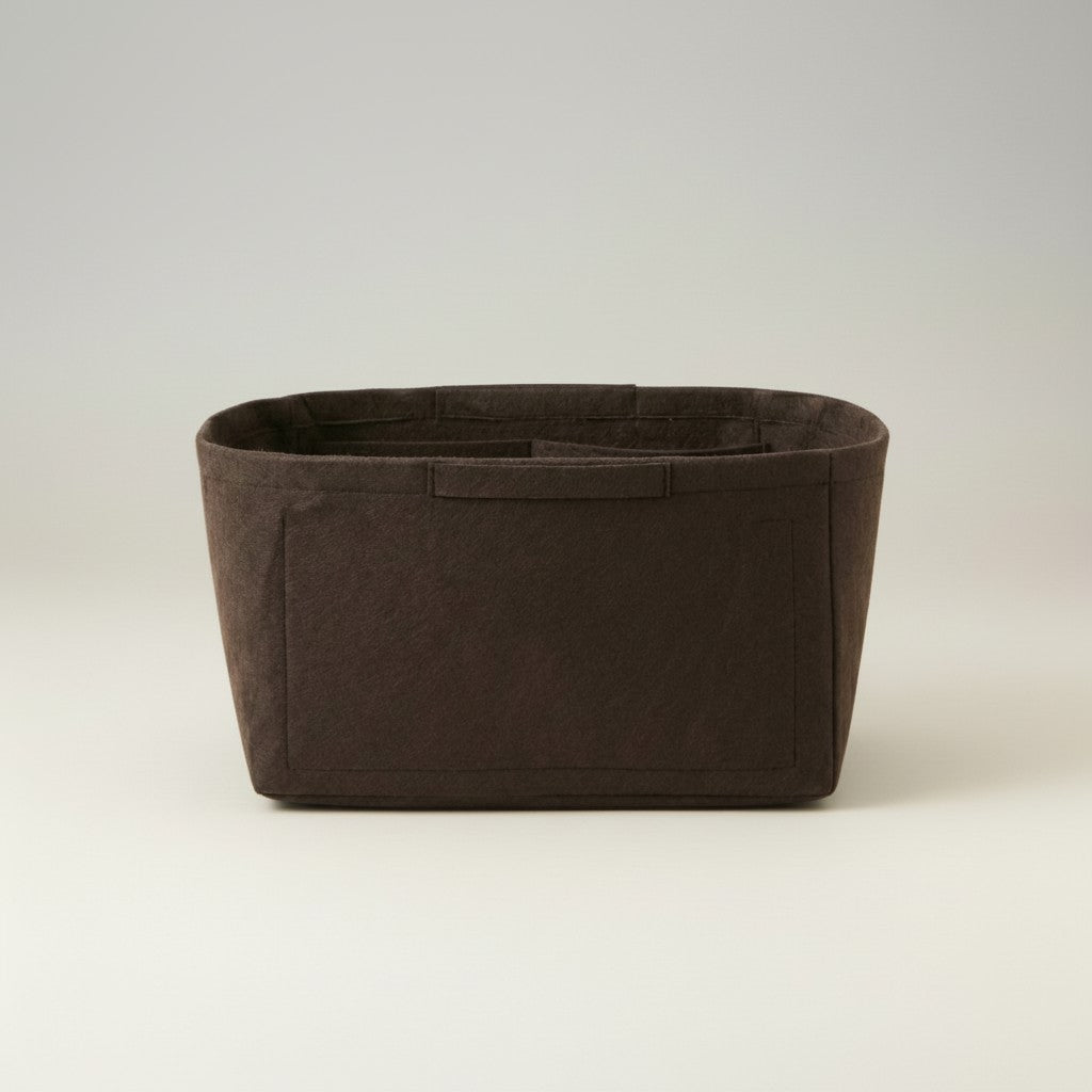 ERA Oversize Keçe Çanta İçi Düzenleyici Organizer - Kahverengi