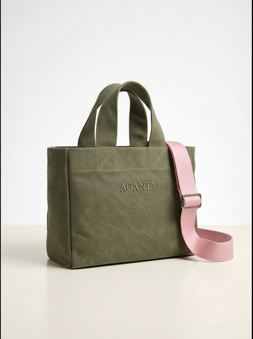 Everyday Small Tote – Haki