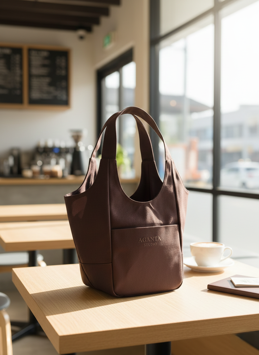 NOVA Studio Canvas Tote Çanta – Kahverengi